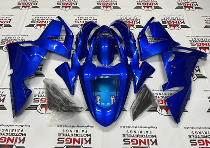 Fairing kit for a Kawasaki ZX10R (2004-2005) Blue at KingsMotorcycleFairings.com