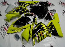 Fairing kit for a Kawasaki ZX10R (2004-2005) Neon Yellow & Black Icon from KingsMotorcycleFairings.com