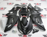 Fairing kit for a Kawasaki ZX10R (2006-2007) Matte Black & Silver