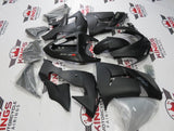 Matte Black and Silver Fairing Kit for a 2006 & 2007 Kawasaki ZX-10R motorcycle