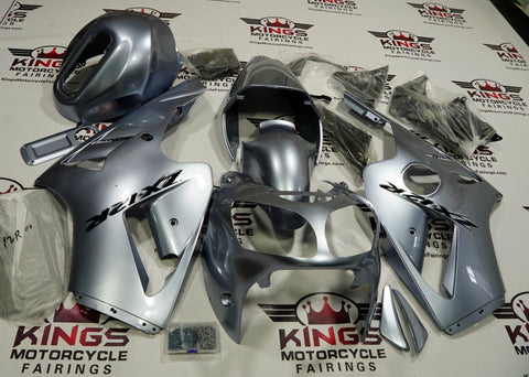 Fairing kit for a Kawasaki ZX12R (2000-2001) Silver & Black at KingsMotorcycleFairings.com