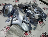Fairing kit for a Kawasaki ZX12R (2000-2001) Silver & Black at KingsMotorcycleFairings.com