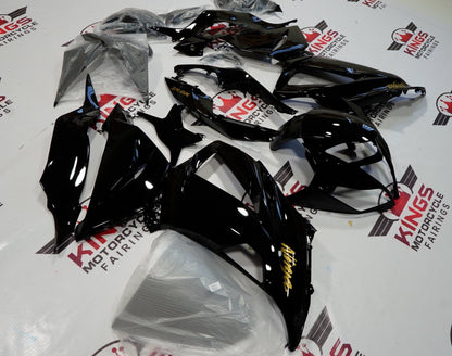 Black and Gold Fairing Kit for a 2013, 2014, 2015, 2016, 2017 & 2018 Kawasaki ZX-6R 636 motorcycle
