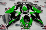 Fairing kit for a Kawasaki ZX6R 636 (2013-2018) Lime Green & Black at KingsMotorcycleFairings.com