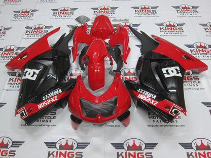 Fairings for Kawasaki Ninja 250R (2008-2013) Red, Black Pirelli at KingsMotorcycleFairings.com