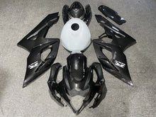 Faux Carbon Fiber and White Fairing Kit for a 2005 & 2006 Suzuki GSX-R1000 motorcycle