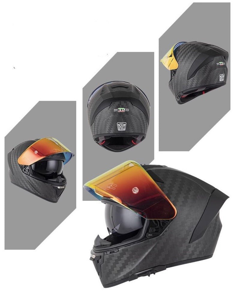 forged carbon fiber motorcycle helmet Cyril For decades Simpson Darksome Carbon 2206 Modular