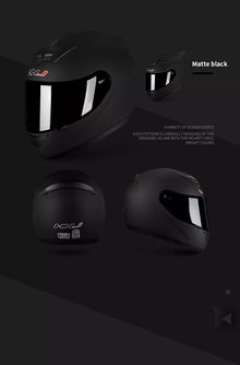 Full Matte Black Motorcycle Helmet at KingsMotorcycleFairings.com