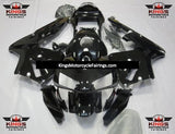 All Black Fairing Kit for a 2003, 2004 Honda CBR600RR motorcycle