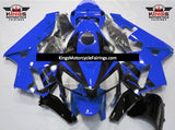 Black and Blue Fairing Kit for a 2005 and 2006 Honda CBR600RR motorcycle