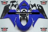 Blue and Matte Black Fairing Kit for a 2007, 2008, 2009, 2010, 2011, 2012, 2013 & 2014 Ducati 848 motorcycle