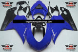 Blue & Matte Black Fairing Kit for a 2007, 2008, 2009, 2010, 2011 & 2012 Ducati 1198 motorcycle
