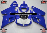 Blue and White Fairing Kit for a 1994, 1995, 1996, 1997, 1998 & 1999 Ducati 916 motorcycle