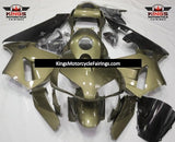 Olive Green and Black Fairing Kit for a 2003 and 2004 Honda CBR600RR motorcycle