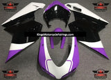 Ducati 848 (2007-2014) Purple, White & Black Fairings