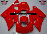 Red Performance Fairing Kit for a 2002 & 2003 Ducati 998 motorcycle