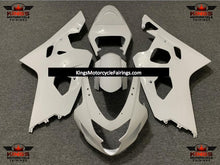 White Fairing Kit for a 2004 & 2005 Suzuki GSX-R750 motorcycle