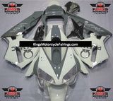 White and Gray Pramac Fairing Kit for a 2003 and 2004 Honda CBR600RR motorcycle