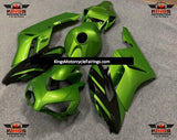 Green and Black Fairing Kit for a 2004 and 2005 Honda CBR1000RR motorcycle