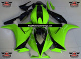 Neon Green and Black Fairing Kit for a 2012, 2013, 2014, 2015 & 2016 Honda CBR1000RR motorcycle