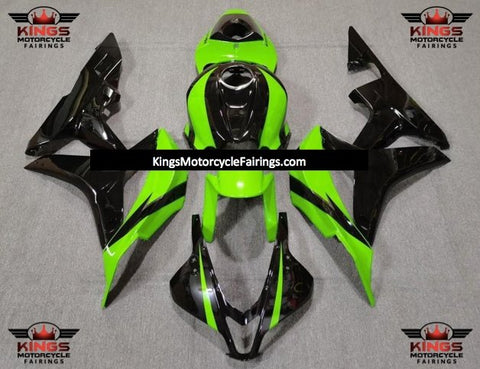 Honda CBR600RR (2007-2008) Neon Green & Black Fairings