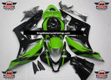 Honda CBR600RR (2007-2008) Green & Black Fairings