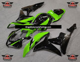 Neon Green and Black Fairing Kit for a 2007 and 2008 Honda CBR600RR motorcycle