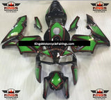 Honda CBR600RR (2005-2006) Green & Black Special Design Fairings