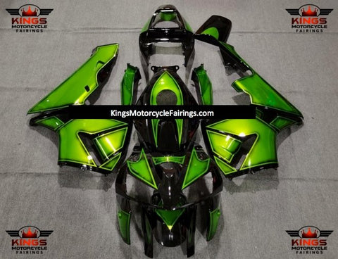 Honda CBR600RR (2005-2006) Green & Black Special Design Fairings