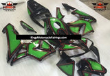 Green and Black Special Design Fairing Kit for a 2005 and 2006 Honda CBR600RR motorcycle