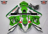 Honda CBR1000RR (2006-2007) Green & White Fairings