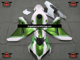 Green and White Fairing Kit for a 2008, 2009, 2010 & 2011 Honda CBR1000RR motorcycle