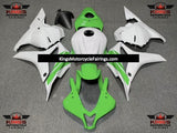 Honda CBR600RR (2009-2012) Green & White Fairings