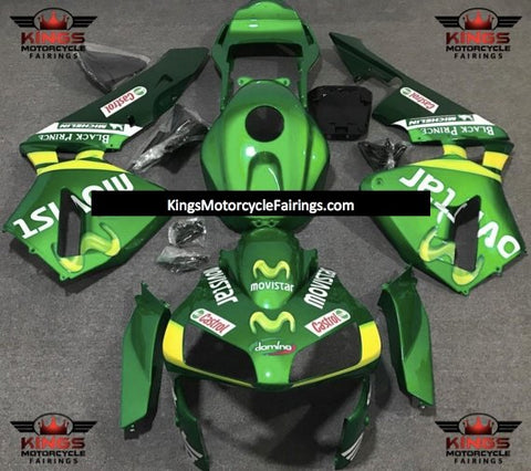 Honda CBR600RR (2003-2004) Green & Yellow Movistar Fairings