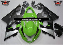 Suzuki GSXR600 Fairings (2004-2005) Green, Gray, Black from KingsMotorcycleFairings.com