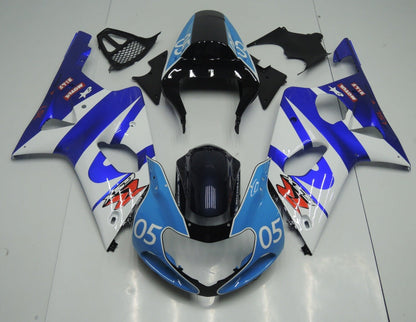 Suzuki GSXR1000 (2000-2002) White, Blue, Black and Light Blue #05 Fairings