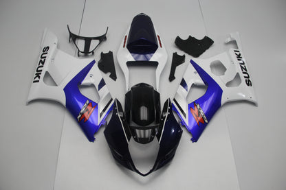 Suzuki GSXR1000 (2003-2004) White, Dark Blue, Black, Red & Blue Fairings