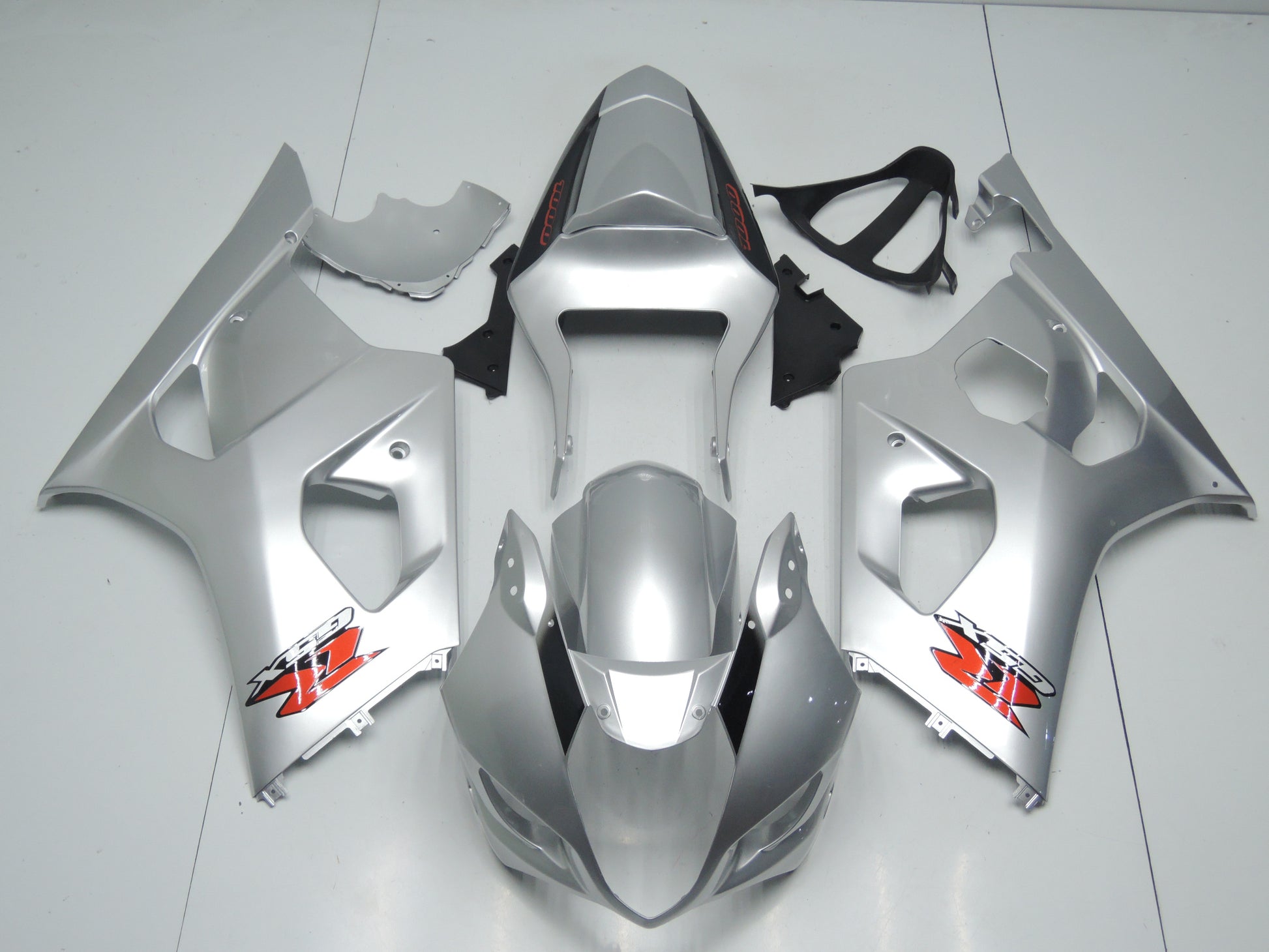 Suzuki GSXR1000 (2003-2004) Silver & Black Fairings