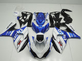 Suzuki GSXR1000 (2009-2016) White, Blue & Black Tyco Fairings