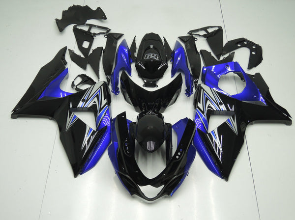 Suzuki GSXR1000 (2009-2016) Black, Blue & Silver #69 Fairings