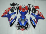 Blue, Red and White #11 Fairing Kit for a 2009, 2010, 2011, 2012, 2013, 2014, 2015 & 2016 Suzuki GSX-R1000 motorcycle