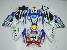 White, Blue, Green and Red Fixi #41 Fairing Kit for a 2009, 2010, 2011, 2012, 2013, 2014, 2015 & 2016 Suzuki GSX-R1000 motorcycle