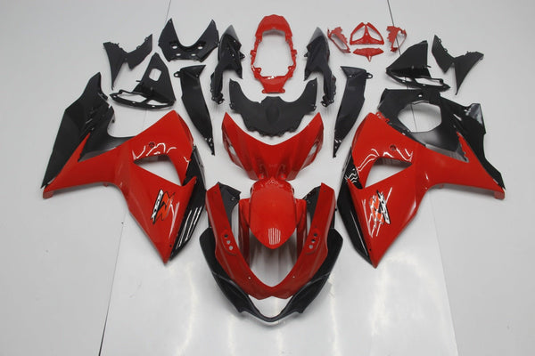 Suzuki GSXR1000 (2009-2016) Red, Black & Matte Black Fairings