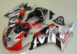 Suzuki GSXR1000 (2000-2002) Red, Silver & Black Fairings
