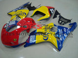 Suzuki GSXR1000 (2000-2002) Red, Yellow & Blue Corona Race Fairings