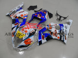 Suzuki GSXR1000 (2003-2004) White, Blue & Red Pepe Phone Fairings