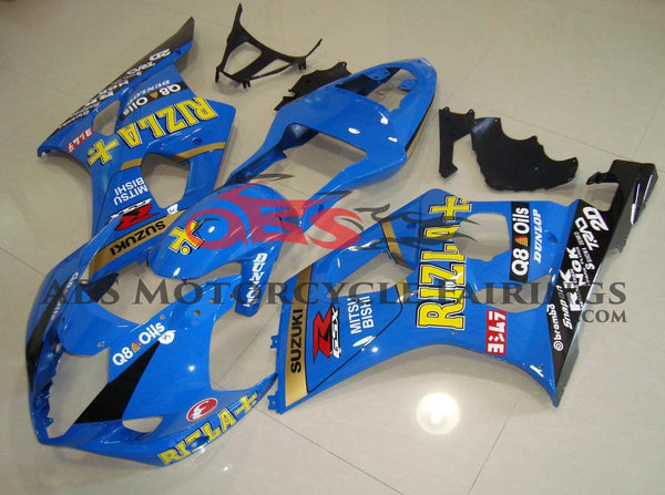 Suzuki GSXR1000 (2003-2004) Light Blue Rizla Fairings