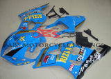 Light Blue Rizla Fairing Kit for a 2003 & 2004 Suzuki GSX-R1000 motorcycle