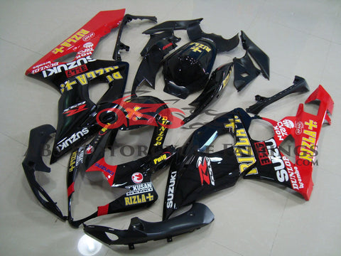 Suzuki GSXR1000 (2005-2006) Black & Red Rizla Fairings