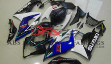 Blue, White and Black Fairing Kit for a 2005 & 2006 Suzuki GSX-R1000 motorcycle
